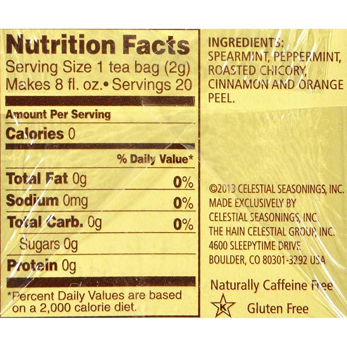 Celestial Seasonings Mint Magic Tea 20-count (Pack of6)