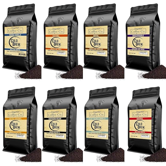 Caramel - Flavored Cold Brew Coffee Grounds - Inspired Coffee Co
