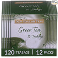 New English Teas Fruit &amp Herbal Tea 120 Teabags 12 Packs of 10 Individually Wrapped Tea Bags Naturally Caffeine Free (Green)