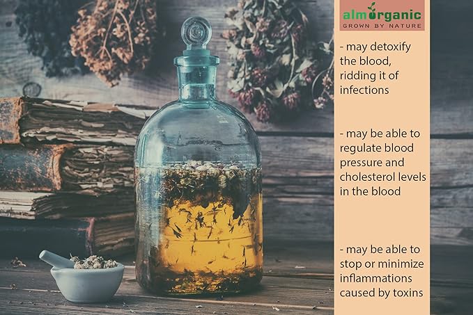Blood Detox Tea | Toxins Infections &amp Inflammations | Circulation | Blood Clots &amp Blood Pressure | 100 Gr. | 3.5 Oz.