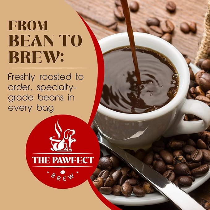 Dog Lover’s Coffee – Sandy’s Summer Blend – Light Roast by The Pawfect Brew – Sweet Blonde Espresso Blend Smooth &amp Subtle – 25% of Profits Donated to Animal Rescue – Drip 12OZ