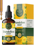 HERBAMAMA Dandelion Drops - Vegan Liver Cleanse with Dandelion Root Extract - Non-GMO Alcohol &amp Sugar-Free Liquid Liver Support Supplement - 56-Day Supply