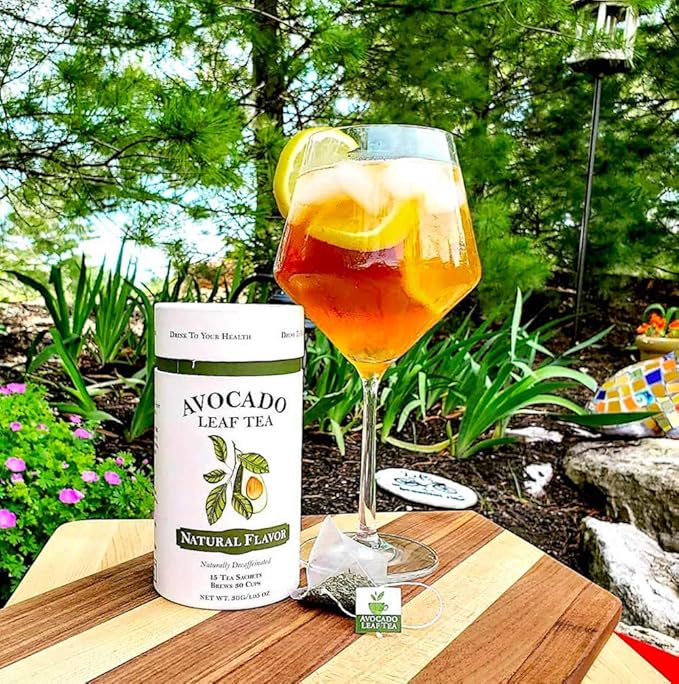Avocado Leaf Tea Natural Leaf - 2 Pack - Caffeine-free Healthy Herbal Tea | Immune Support | Cold Brew or Hot Tea-30 Tea Bags | 60 Servings (Gluten Free &amp Non-GMO)