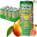 Melting Forest Mushroom Energy Drink L-Theanine Cordyceps &amp Lion's Mane 150mg of Caffeine Energy &amp Focus Cognitive Function &amp Mental Clarity Mango Guava (12 Pack)