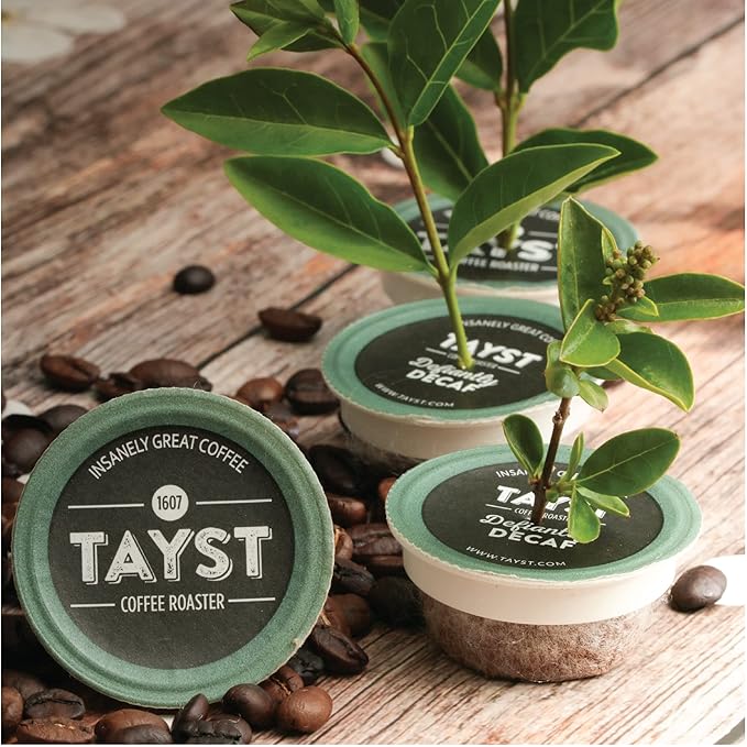 Tayst Coffee Pods Medium &amp Heroic Medium Roast K Cups Compatible with Keurig Coffee Maker Sustainable Single Serve Pack of 30