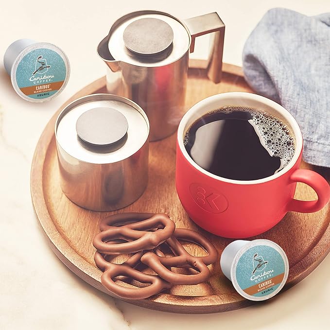 Caribou Coffee Caribou Blend Single-Serve Keurig K-Cup Pods Medium Roast Coffee 24 Count (Pack of 4)