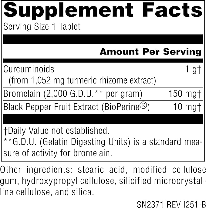 Source Naturals Turmeric 1000 Supports the Body’s Healthy Inflammatory Response* 1000mg - 120 Tablets