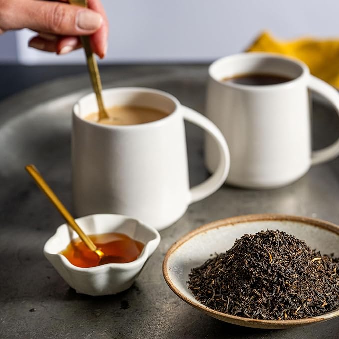 Rishi Tea English Breakfast Tea - Organic Sachet Tea Bags Energizing &amp Caffeinated Pure Black Tea Ideal for Hot or Iced Tea - 15 Count (Pack of 6)