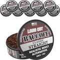 10 Cans BaccOff Classic Straight Long Cut Bold and Natural Flavor Realistic Moist Alternative