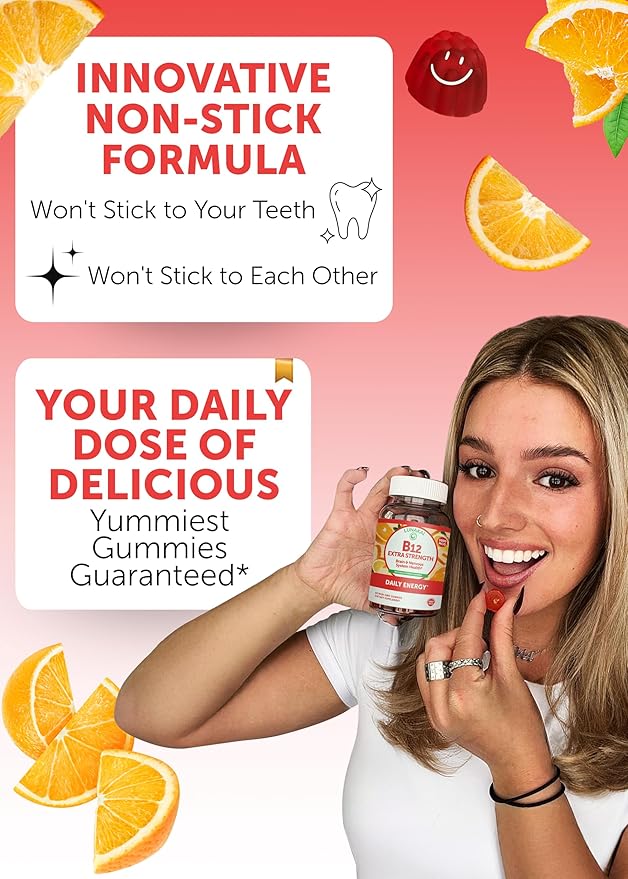 Lunakai Vitamin B12 and Collagen Gummies Bundle - 3000 mcg Methylcobalamin High Absorption Energy Gummies - Non-GMO Anti Aging Supplements for Men &amp Women - 30 Days Supply