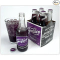 Grapico 4 pack of 12 oz Glass Bottle Soda Pop Soft Drink