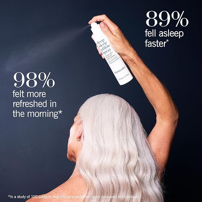 thisworks Deep Sleep Pillow Spray 250 ml - Natural Sleep Aid with Essential Oils of Lavender Vetivert and Camomile 8.4 Fl Oz