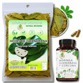 Guanábana Hoja Seca Té (Dried Soursop Leaves Tea) Combo 4 oz Bag + Moringa Soursop &amp Curcuma (Turmeric) 90 Capsules Organically Grown 1500 mg per Serving – 100% Natural Vegan – Powerful Anti