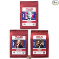 Rojo Elephant Handcrafted Ground Coffee 11 0z Bags 3 Pack Trump's Triumph Alexander Hamilton Honest Abe Decaf Classic Collection