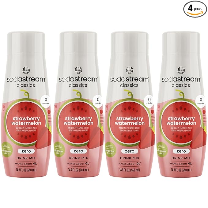 SodaStream SodaStream Zero Strawberry Watermelon Drink Mix 14.8 fl. oz. Pack of 4 14.8 oz