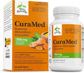 Terry Naturally CuraMed 750mg - Antioxidant Supplement for Brain &amp Heart Health Support - Dietary Supplement with High-Potency Curcumin Complex - Kidney Liver &amp Immune Health Support - 90 Sof