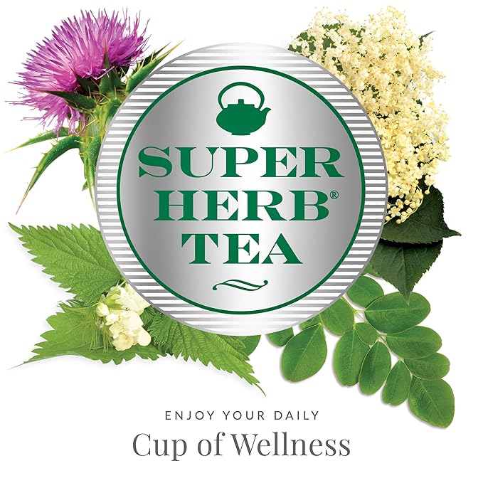 The Republic of Tea — Organic Moringa SuperHerb Tea Bulk Bag 250 Herbal Tea Bags Naturally Caffeine-Free