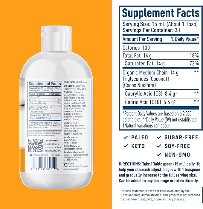 NativePath Collagen 56 and Organic MCT Oil Bundle