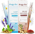 Herbal Diffuser Duo Sleep and Relax Diffuser Pens with Extract of Melatonin and Chamomile 100% Natural Swap Stress Relief Duo 600 Uses Each
