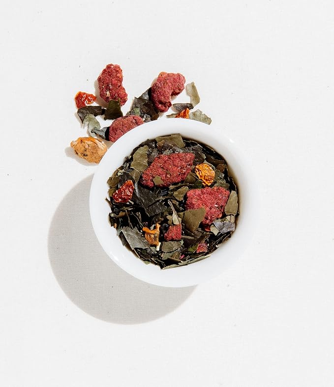 Art of Tea | Organic Happy Tea | Organic Green Tea | 12 Pyramid Tea Bags Sachets