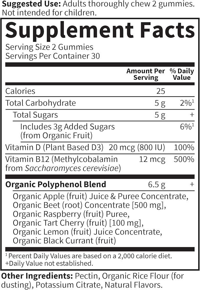 Garden of Life Organic Beet Root Gummies Made from Pectin with Antioxidants Vitamin C Vitamin D &amp B12 for Heart Health &amp Energy – BEETS Gummies – Vegan Gluten Free Non GMO Raspberry 30 S