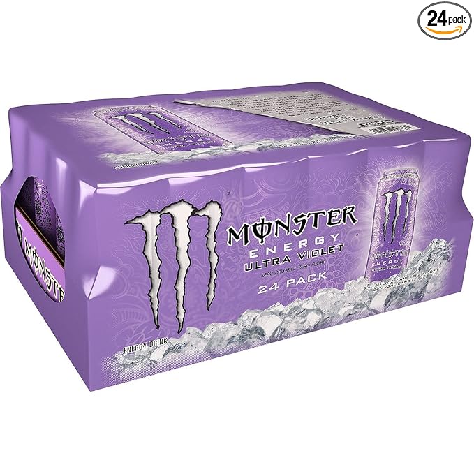 Monster Energy Ultra Violet Cans 384 Fluid Ounce