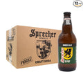 Sprecher Ginger Ale in 16 fl oz Glass Bottles (12 Pack) Fire Brewed Craft Soda with Real Honey Crisp Natural Ginger Flavor Naturally Flavored Gourmet Soft Drink