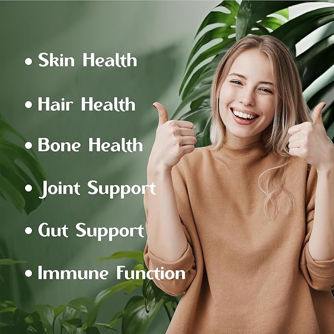 Chicken Collagen Type ii Capsules -Nutritional Supplement for Joint Skin &amp Bone Support-Non-GMO Anti-Aging Supplements with Hydrolyzed Collagen Peptides - 100 Capsules