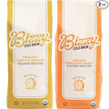Bizzy Organic Cold Brew Coffee | Bundle | Coarse Ground Coffee | Light &amp Bright 1 LB + Breakfast Blend 1 LB | 2 Pack