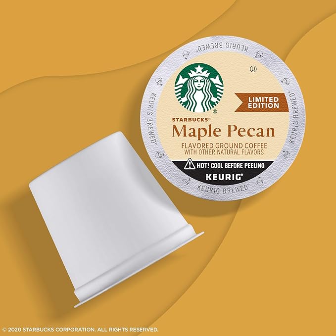 Starbucks Coffee K-Cup Pods Maple Pecan 22 CT
