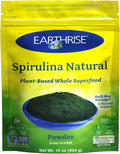 Earthrise Spirulina Natural Powder 16oz Natural Premium Spirulina from California- Vegan Gluten Free Keto Friendly Non -GMO Super Food high in Vitamins &amp Minerals. (1 LB)