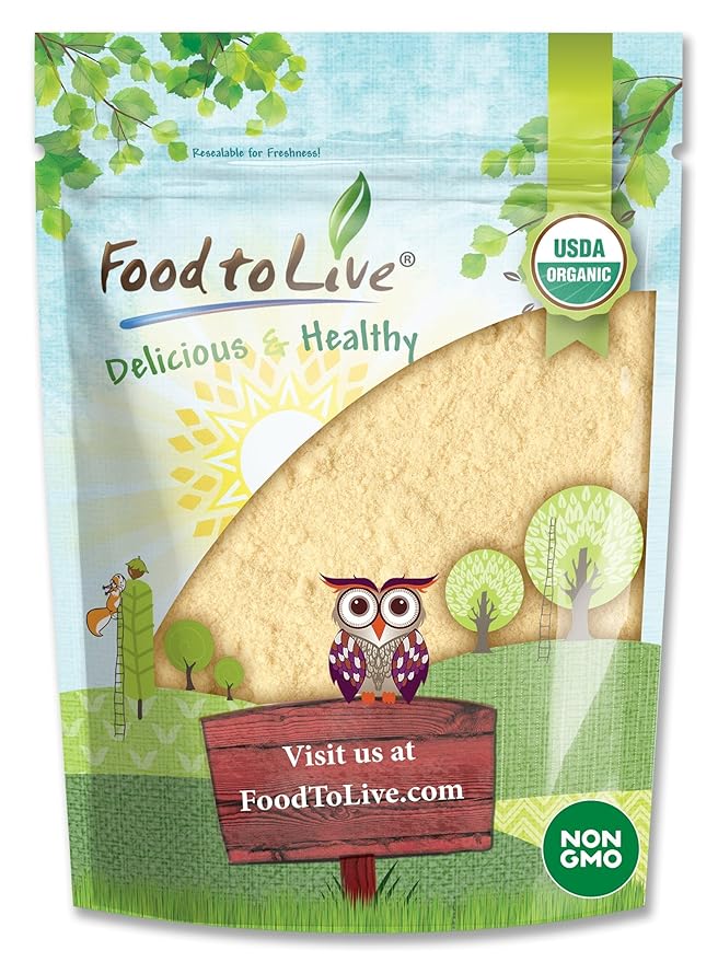 Food to Live Organic Carrot Powder 2.5 Pounds - Non-GMO Ground Raw Dried Roots Vegan Bulk For Baking Juices Smoothies Shakes Drinks. Good Source of Dietary Fiber Potassium Vitamin A