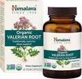 Himalaya Organic Valerian Root Herbal Sleep Support for Calm Relaxation USDA Organic Non-GMO Vegan Gluten Free 1000 mg 60 Capsules