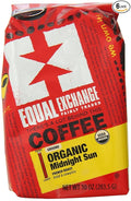 Equal Exchange Organic Ground Coffee Midnight Sun Bag 10 Ounce (Pack of 6)