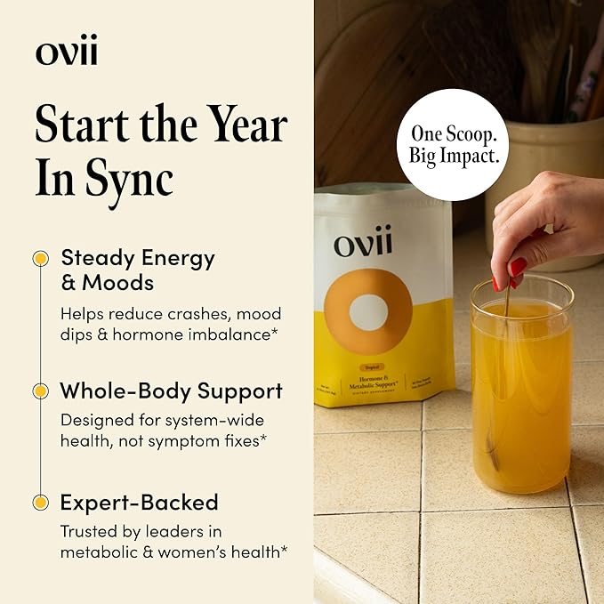 Ovii Metabolic Support for Women – Reducose® White Mulberry with Myo-Inositol &amp D-Chiro Inositol 40:1 Blend – Hormone Balance Glucose Support &amp Appetite Control Supplement – 30 Servings Trop