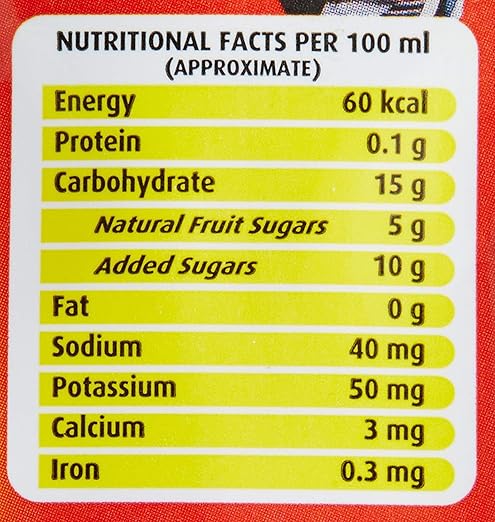 Real Pomegranate Fruit Power 200ml - Pack of 6