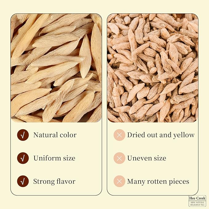 Hee Creek Ophiopogon Herb Mai Dong 8.11oz/ 230g Chinese Herb Ophiopogon Japonicus Often Pairing with Astragalus Root American Ginseng for Nourishment Sulfur Free Caffeine Free 麦冬 麦冬粒 四宝茶原料