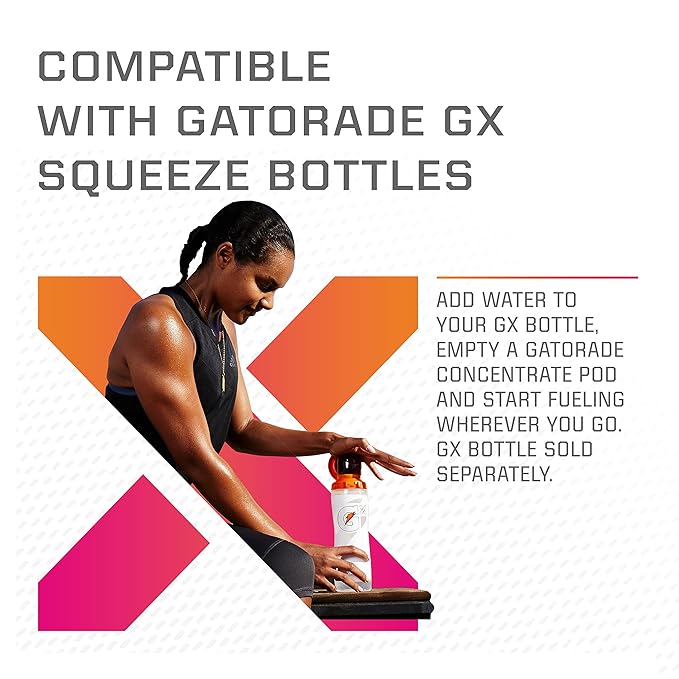 Gatorade unisex adult Gatorade GX Pods Kiwi Strawberry (24ct) 6 x 4pack 24 Pods US