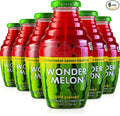 Wonder Melon Organic Watermelon Juice with Lemon &amp Cayenne 8.45oz (6 Pack) 100% Juice Cold Pressed