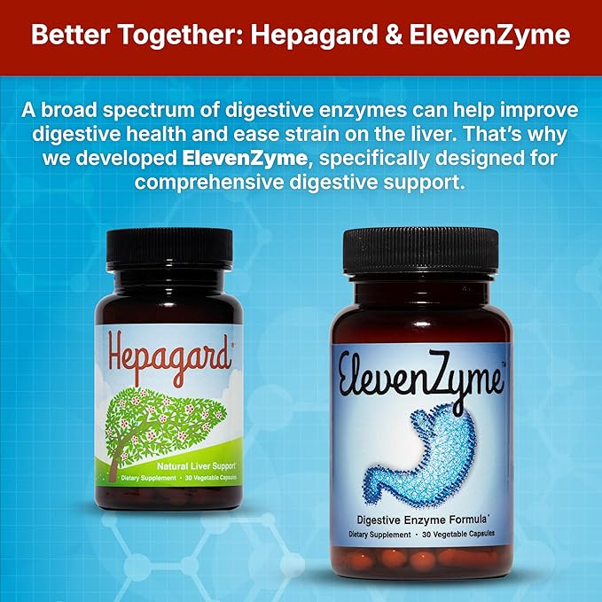 Hepagard - Natural Liver Support Supplement with N-Acetyl Cysteine (NAC) - Non-GMO Vegan Gluten-Free