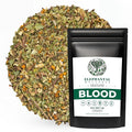 Elephantal Wellness Blood Herbal Tea – Herbal Loose Leaf Tea for Circulation &amp Internal Cleansing Support with Burdock Dandelion Nettle &amp Hawthorn – Caffeine-Free Wellness Tea 2oz 20 Servi