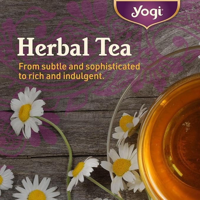 Yogi Tea Raspberry Leaf Tea - 16 Tea Bags per Pack (6 Packs) - Supports Women’s Health Healthy Pregnancy and Menstrual Cycles – Caffeine-Free Herbal Tea - Made from Organic Raspberry Leaves