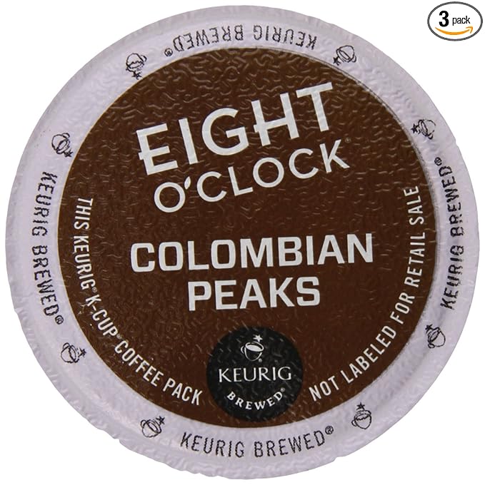 Eight O Clock Coffee Colombian Peaks 72 Count