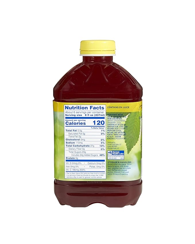 Hormel Health Labs Thick &amp Easy Thickened Juice Cranberry Honey-48 Oz