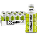 BODYARMOR ZERO Sugar Lemon Lime Electrolyte Drink Natural Flavors 28 Fl Oz Bottles (15 Pack) B Vitamins &amp Antioxidants Sugar Free Hydration