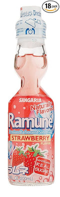Ramune Strawberry Natural 18 Pack