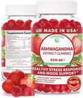 Lunakai USA Manufactured KSM-66 Ashwagandha Gummies for Women &amp Men – Daily Vegan Supplement for Stress Mood &amp Sleep Support 60ct