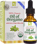 Oil of Oregano Organic Liquid Drops (1 fl oz) - Blend of Organic Oregano Oil &amp Olive Oil Grown in Spain