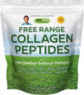 ANDREW LESSMAN Free Range Collagen Peptides Powder 240 Servings - Supports Smooth Soft Skin Comfortable Joints. Pure. Super Soluble. Unflavored. No Sugar. No Additives.
