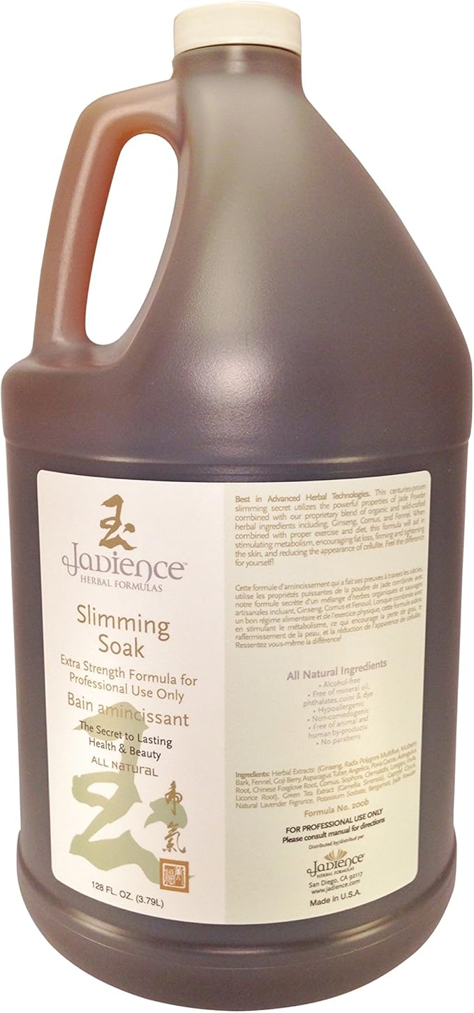 128oz Jadience Slimming Soak: 100% Natural | The Best Natural Slimming Aid | Helps Tone Firm &amp Reduce The Appearance of Cellulite | Relieves Stress | Helps The Body Detox | Calms &amp Relaxes